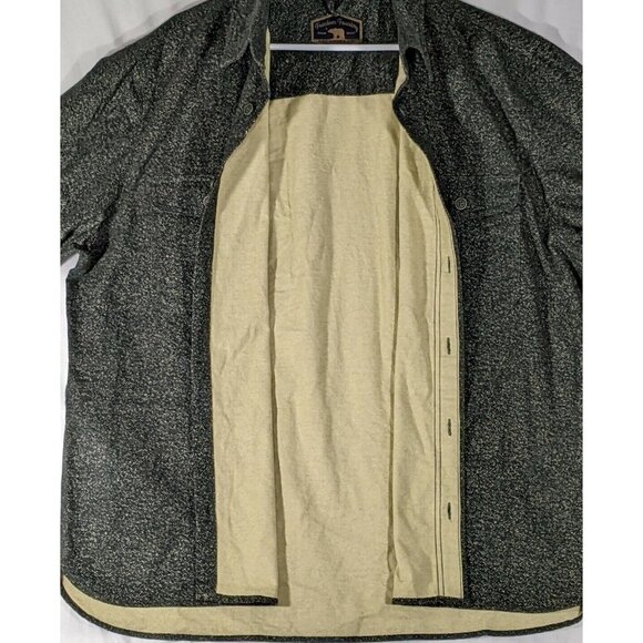 Freedom Foundry Button Front Shirt Green Mens XXL Long Sleeve Heavyweight - Picture 8 of 12